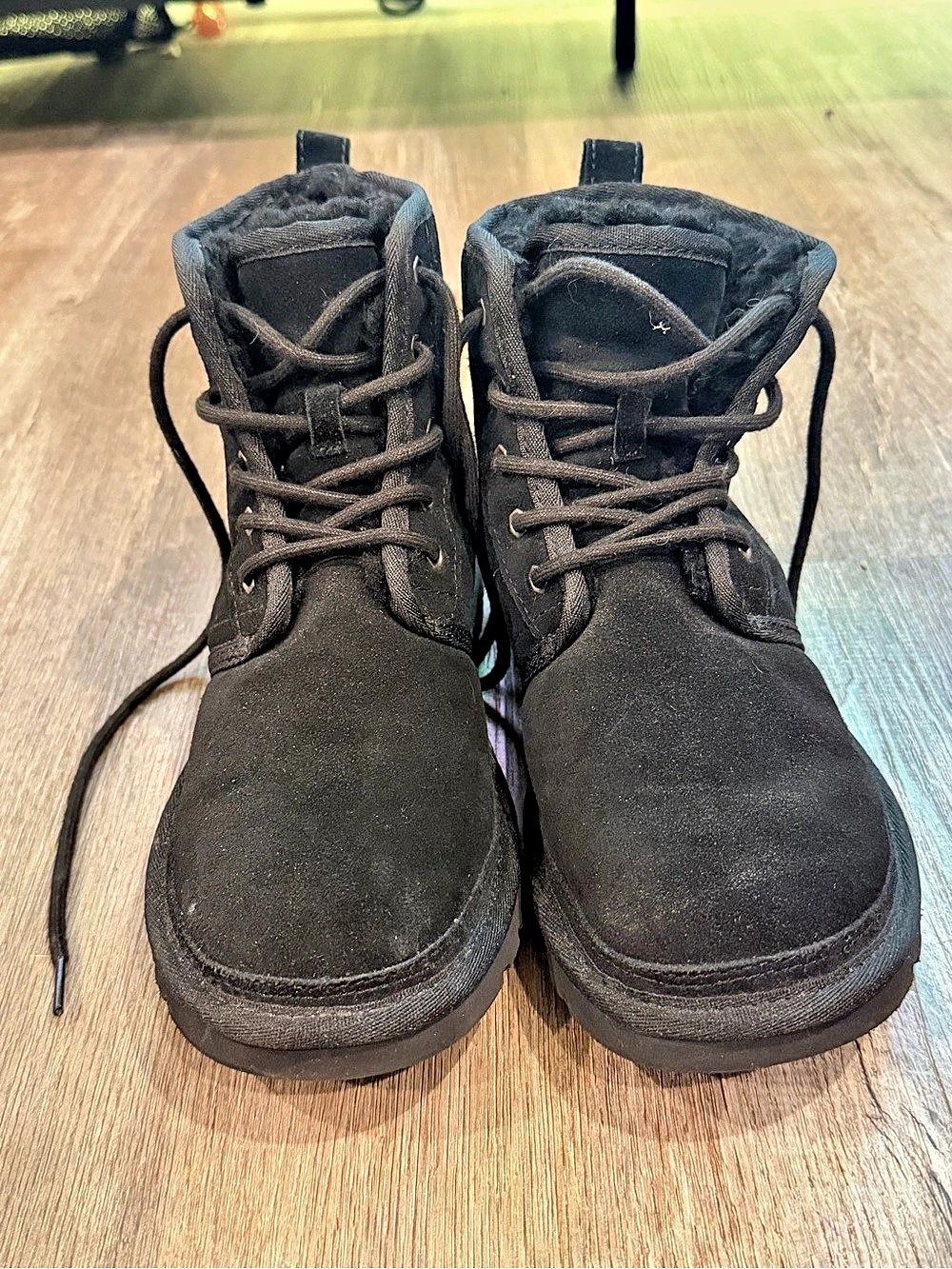 UGG Neumel Boot Black Suede Winter Boots